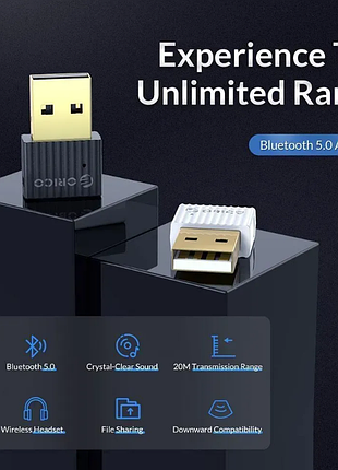 Bluetooth-адаптер orico bta-508 usb bluetooth 5.0 black 2