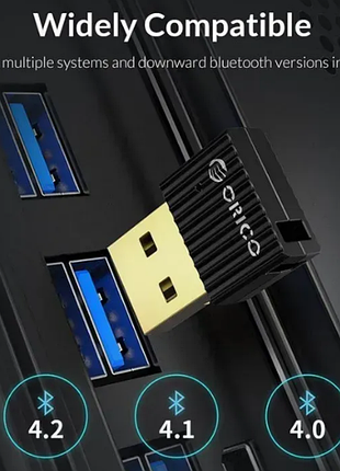 Bluetooth-адаптер orico bta-508 usb bluetooth 5.0 black 3