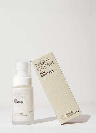 Ночной антивозрастной подтягивающий крем для лица age control night cream 50мл white mandarin