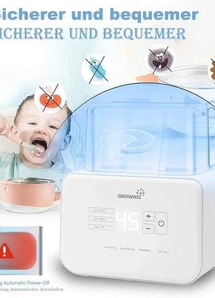 Многофункциональный подогреватель growinsy 8-в-1: быстрый нагрев, стерилизация, размораживание, стан — новый