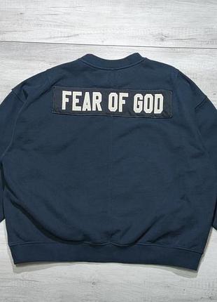 Свитшот fear of god 5th collection heavy terry crewneck sweatshirt