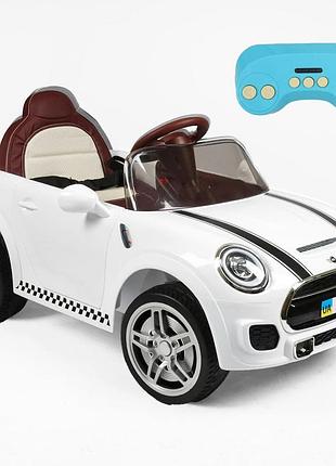 Mini электроавтомобиль для детей до 4 лет, 2х35w, аккумуляторный 2х6v, пульт управления, бел