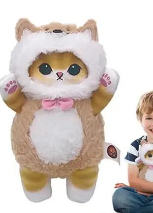 М'яка іграшка котик аніме/ anime cat mofusand plush toy 25см