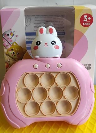 Гра музична finger press pop-it console зайчик 2