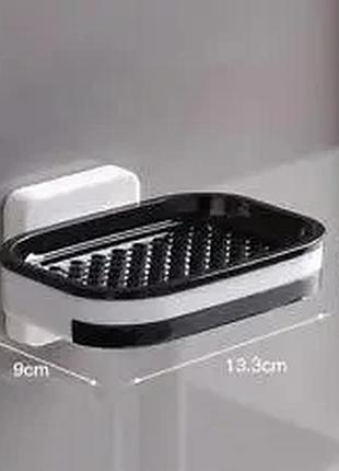 Настінний двошаровий тримач для мила soap dish
