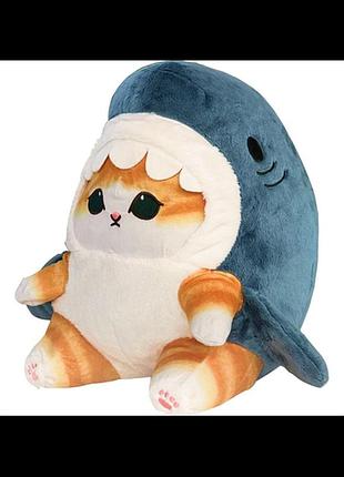 М'яка іграшка котик акула аніме/ anime cat mofusand plush toy 20 см
