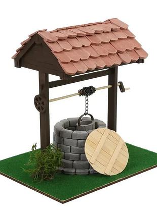 Керамический конструктор из мини-кирпичек medieval well. крышница 2