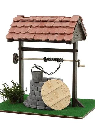 Керамический конструктор из мини-кирпичек medieval well. крышница 5