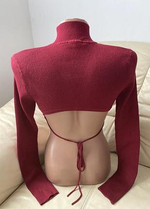Продам укорочений светр в рубчик 2