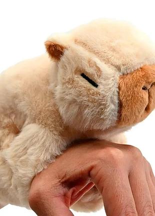 Капібара м'яка іграшка-браслет на руку capybara