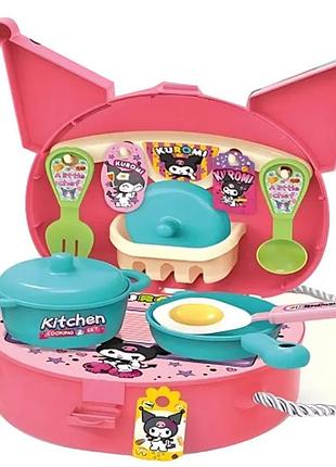 Дитячий набір kuromi з 26pcs, рожевий