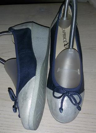 Caprice (німеччина)-шкіряні туфлі р 37 (23,7 см)
