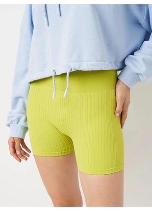 Безшовні шорти в рубчик h&m move