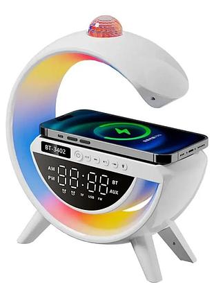 Смарт-колонка з bluetooth і бездротовою зарядкою my mark