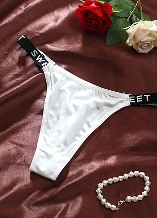 2-110 женские трусики стринги sweet на широкой спортивной резинке
