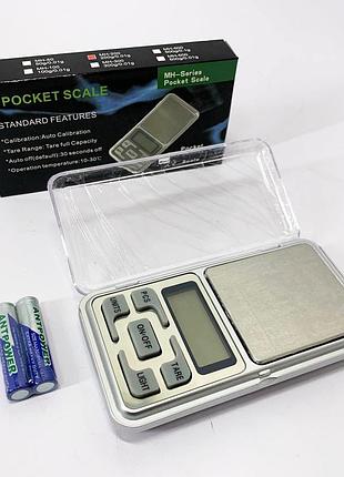 Ваги ювелірні кишенькові pocket scale mh-500 0.1 - 500 г