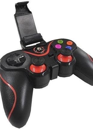 Беспроводной геймпад джойстик для мобильного телефона wireless controller v8 pro черный + usb кабель