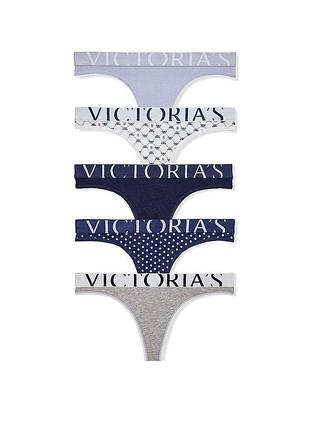 Трусики/набір з 5 шт жіночі victoria’s secret оригінал розмір м