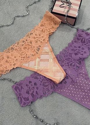 Комплект трусиків вікторія секрет оригінал victoria’s secret