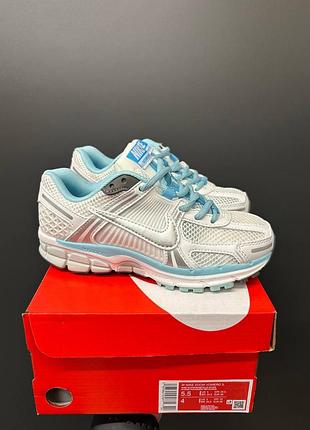 👟 кроссовки nike vomero zoom 5 white blue / наложка bs👟