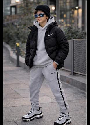Крутели спортивные штаны на флисе nike