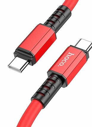 Кабель usb type-c hoco x85 60 вт 1 м 3 а червоний для заряджання та передавання даних