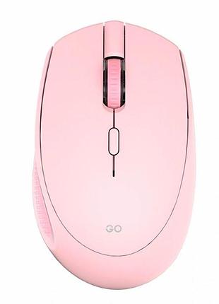 Беспроводная мышь fantech w193 silent click 1600dpi розовая для пк и ноутбуков из abs пластика