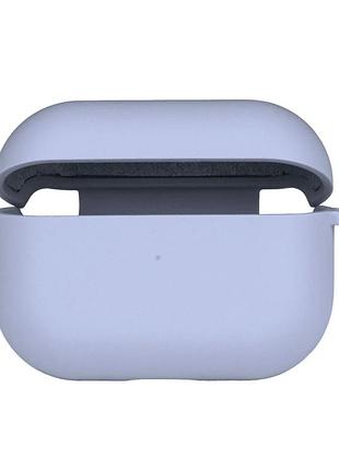 Футляр силиконовый с микрофиброй для airpods pro 2 защита от повреждений и удобство использования 05.lilac