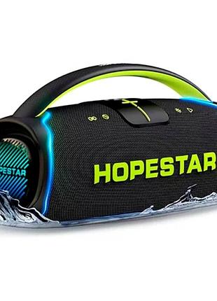 Портативная bluetooth колонка 300w 530х220х280мм usb aux ipx6 для вечеринок hopestar a65 black