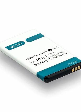 Акумулятор li-ion 3.7v 1000mah для nomi i244 клас aaaa