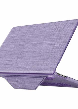 Накладка pc fabric amo-tri для macbook pro 13 дюймов 2018 2020 2022 purple