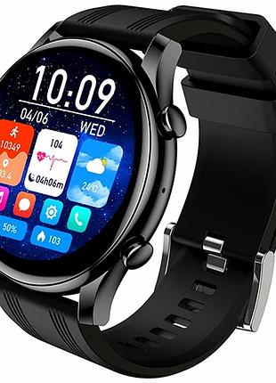 Смарт часы hoco y38 call версия amoled дисплей bluetooth 5.3 защита ip67 черный