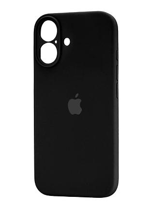 Чохол силіконовий silicone case square для iphone 17 захист камери чорний