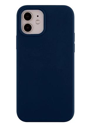 Чехол силиконовый full size для iphone 11 противоударный с защитой камеры 36.blue cobalt