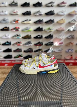 Оригінал!кросівки nike blazer low x off-white (dh7863-100)