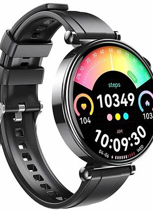 Смарт часы xo gt4 mini amoled 1.32 дюйма 200mah черный для здоровья и активности