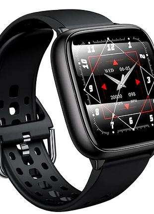 Смарт-часы hoco y36 черные 1,39 дюйма bluetooth 5,1 водонепроницаемые с пульсометром и трекингом сна
