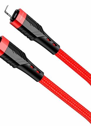 Кабель usb type-c to lightning 1.2м 20вт красный borofone bu35