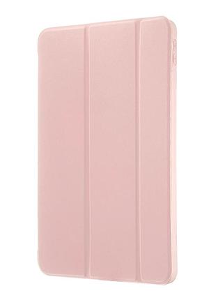 Чохол-книжка smart case силіконовий для ipad 10 10.9 2022 ipad 11 11 2025 з захистом екрана рожевий пісок