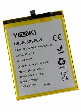Аккумулятор li-pol 3750mah 3,82v для huawei honor 8x play 20 mate 20 lite hb386589ecw