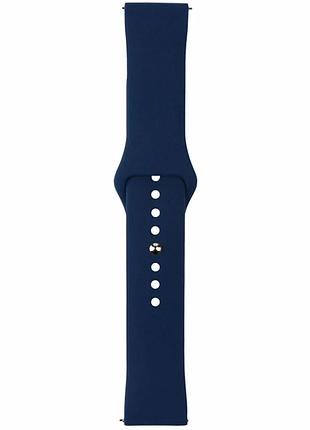 Ремешок универсальный 22мм силикон midnight blue для samsung amazfit huawei
