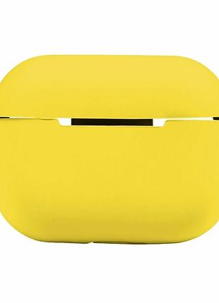 Футляр силиконовый с карабином для airpods pro 2 цвет 50.canary yellow