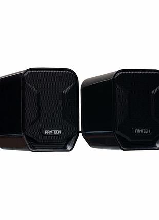Комп'ютерні колонки fantech gs202 sonar 2 динаміки 6 вт usb aux чорний пластик