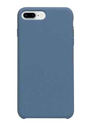 Чохол силіконовий soft case для iphone 7 plus 8 plus захисний із класичним дизайном колір 28.lavender grey