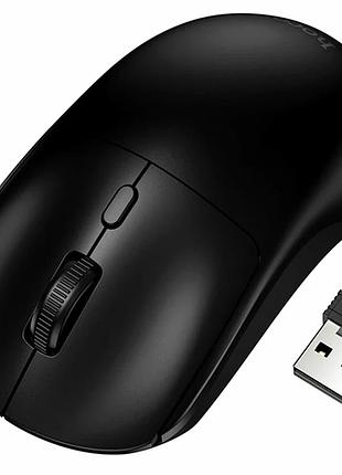 Беспроводная мышь hoco gm42 platino оптическая черный 1600dpi usb адаптер эргономичная abs пластик