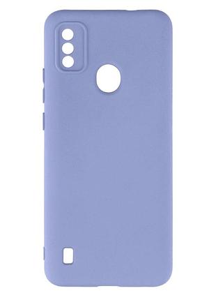 Чохол силіконовий full camera для zte blade a51 з мікрофіброю всередині захист камери колір 05.lilac