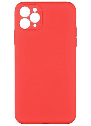 Чехол силиконовый full camera для iphone 11 pro max с защитой камеры микрофибра 52.watermelon