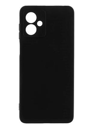 Чехол tpu matte 1.3mm для motorola moto g14 черный противоударный с защитой камеры