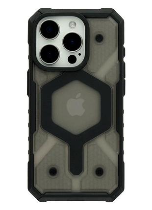 Чохол протиударний armorhex magnetic case для iphone 15 pro tpu pc максимальний захист matte black