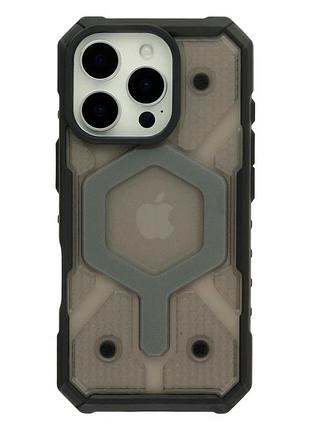 Чохол tpu+pc armorhex magnetic case для iphone 16 pro з magsafe захист камери matte grey